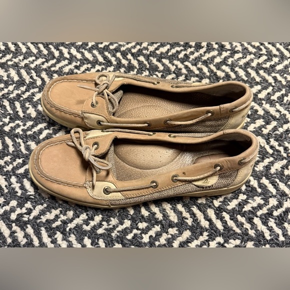 SPERRY TOPSIDER Angelfish Boat Shoe Loafer in Tan Size 10M - Picture 3 of 6